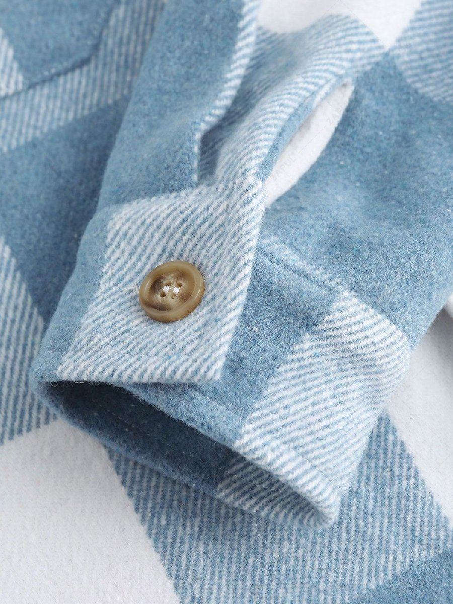 (⏰New Arrivals Promotion $15 OFF) Flannel Casual Plaid Jacket