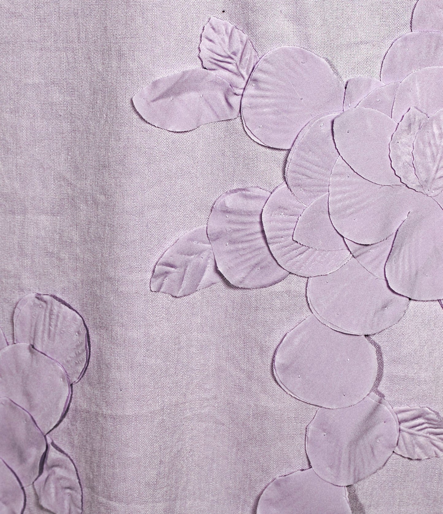 Willow Floral Applique Short Sleeve Mock Neck Midi Dress