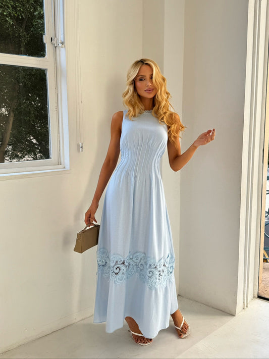 Light Blue Lace Dress