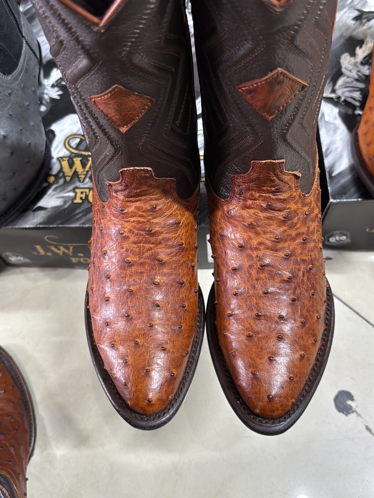 TOP-QUALITY Oval Leather Boots