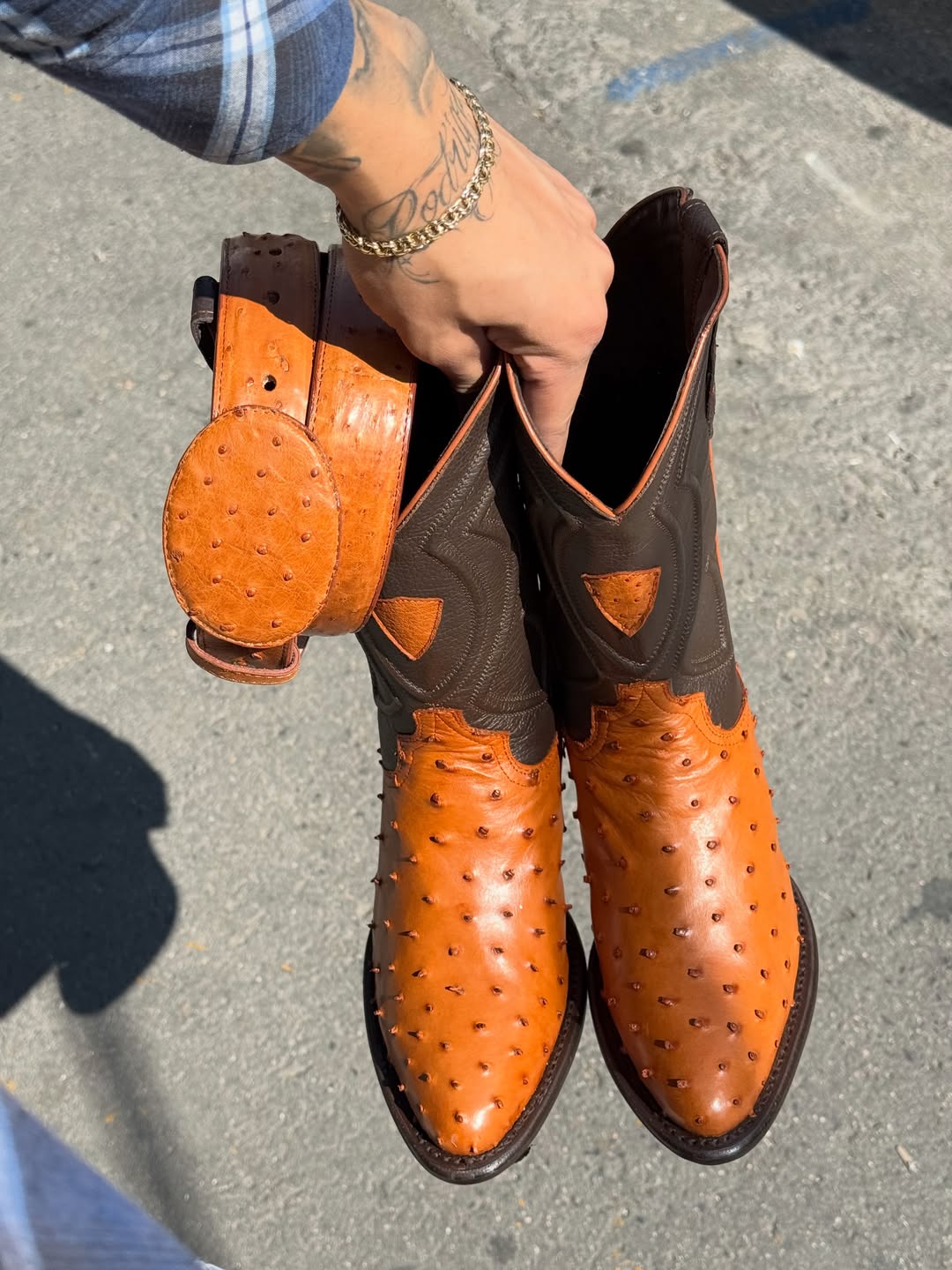 TOP-QUALITY Oval Leather Boots