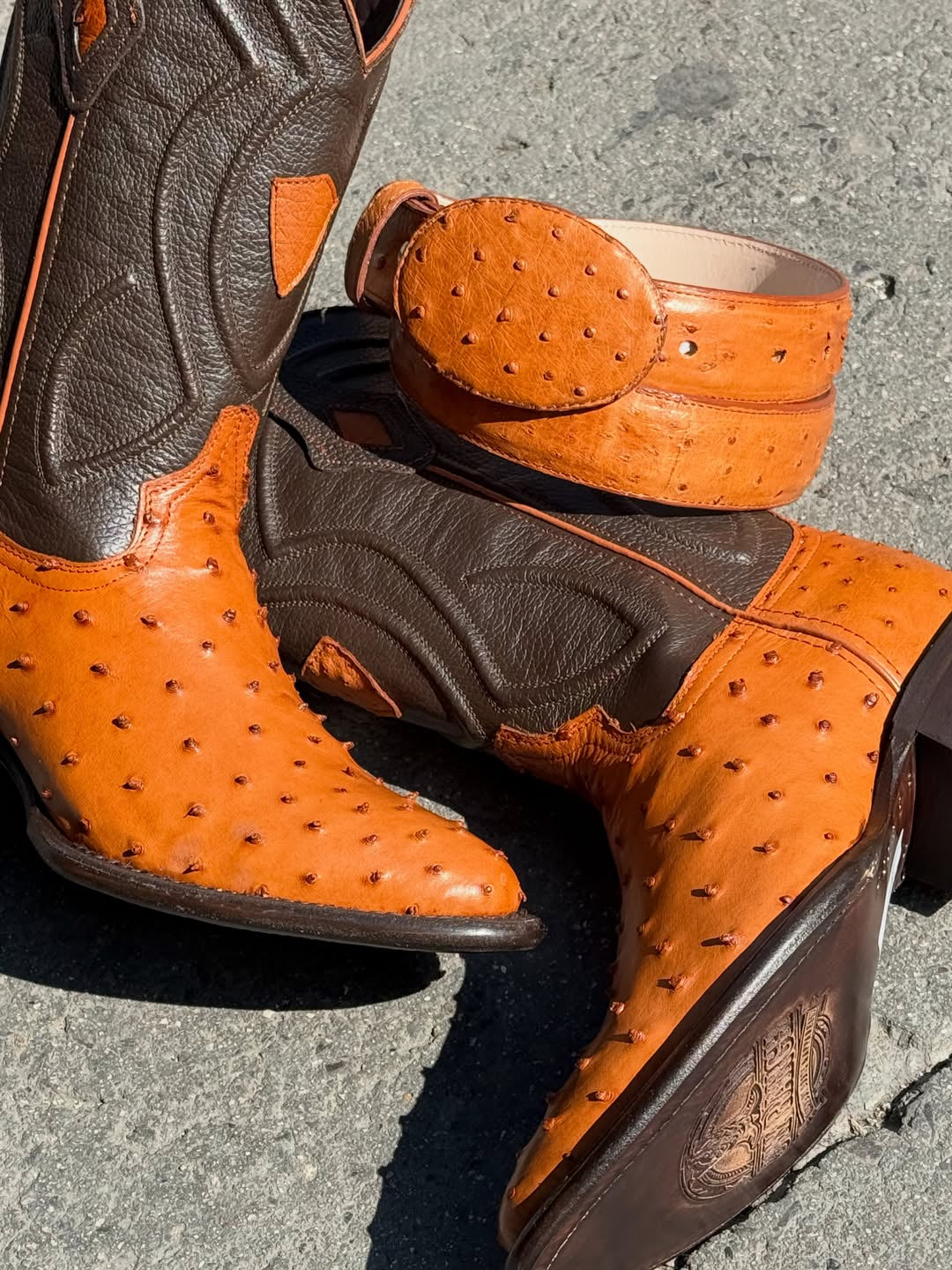 TOP-QUALITY Oval Leather Boots