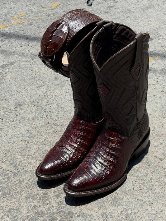 Exclusive Crocodile Leather Boots