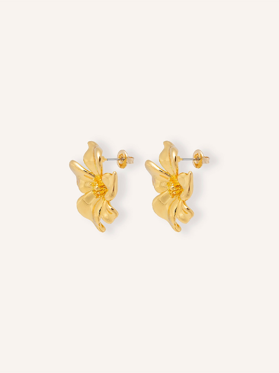 Almond Blossom Gold Earings