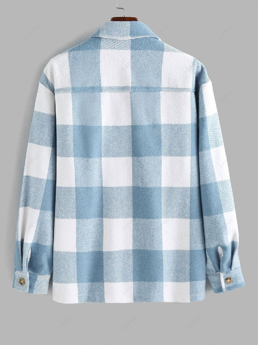 (⏰New Arrivals Promotion $15 OFF) Flannel Casual Plaid Jacket